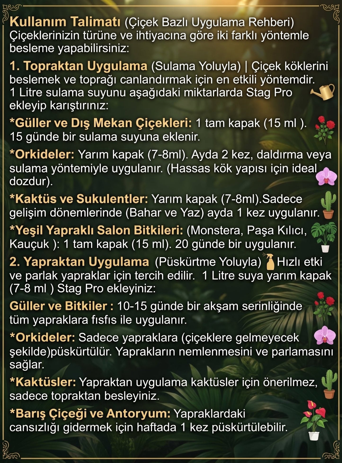 Stag Pro Çiçek Coşturan